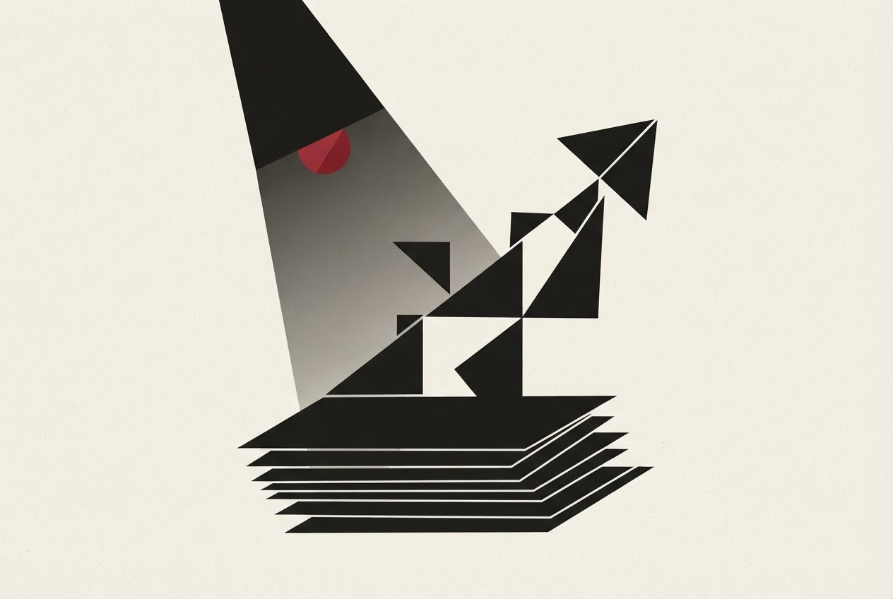 Abstract editorial illustration