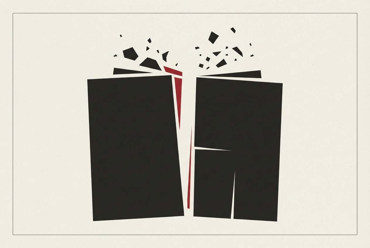 Abstract editorial illustration