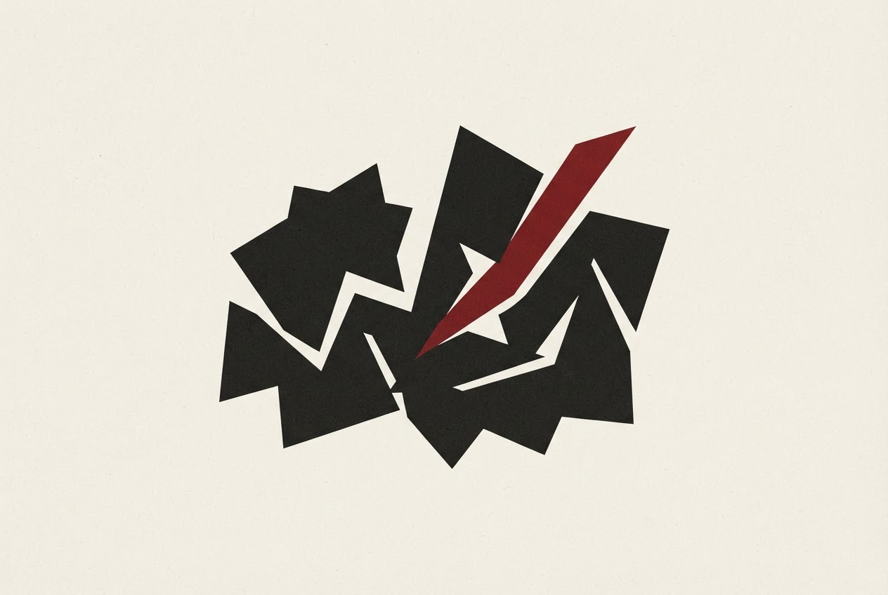 Abstract editorial illustration