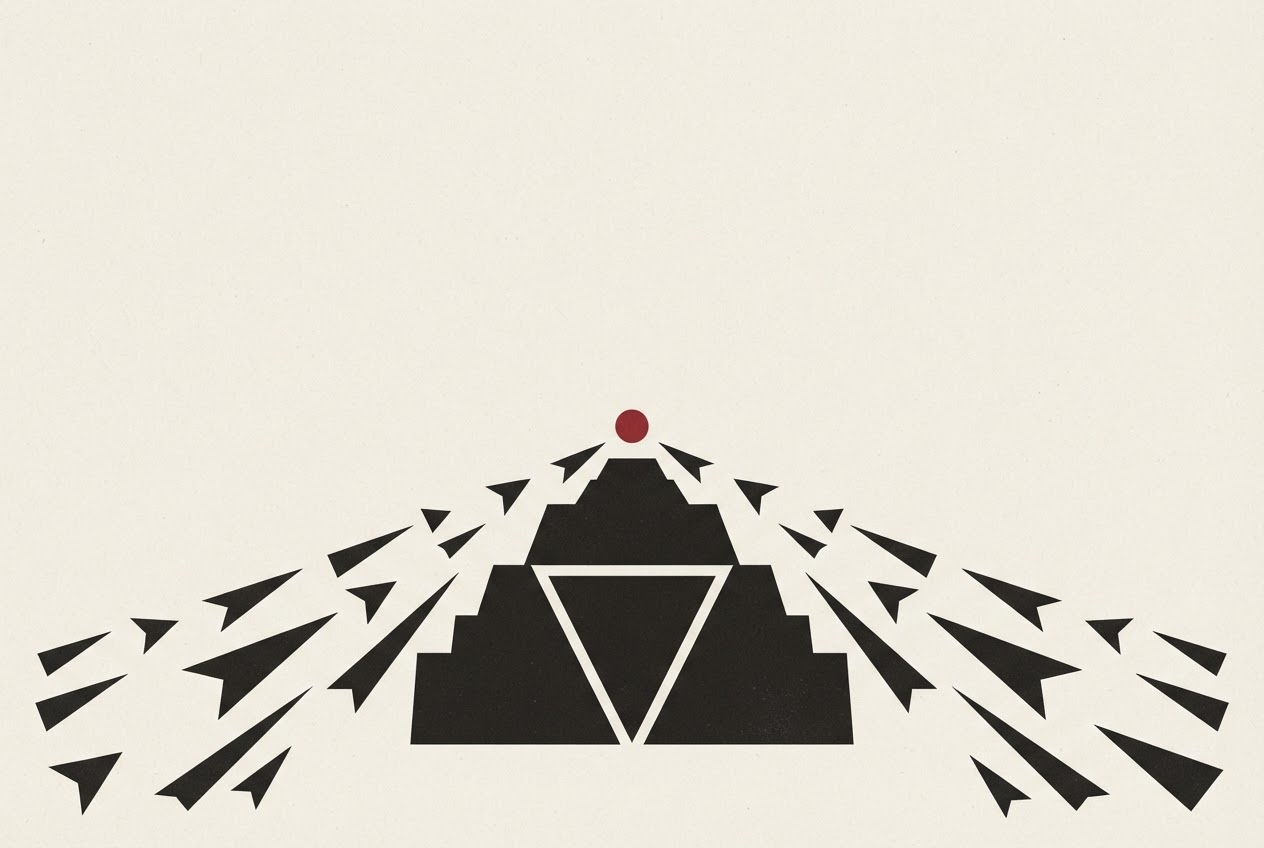 Abstract editorial illustration