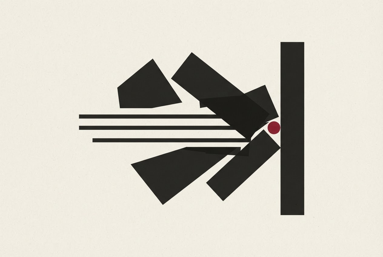 Abstract editorial illustration