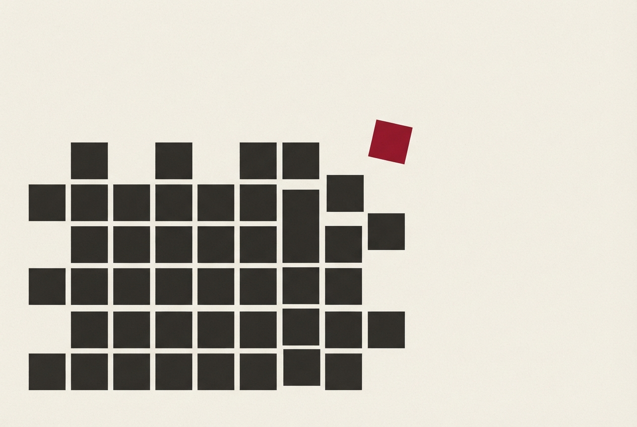 Abstract editorial illustration