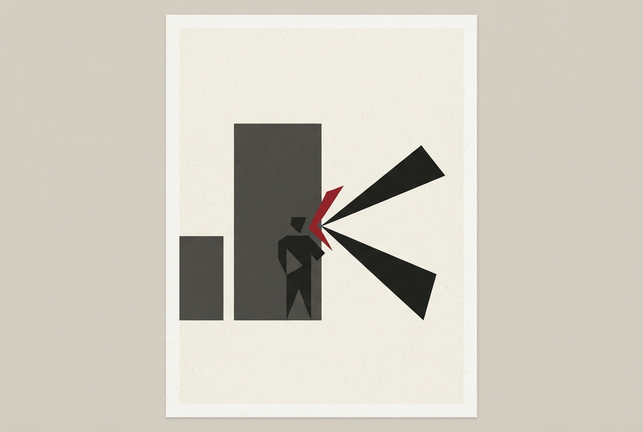 Abstract editorial illustration