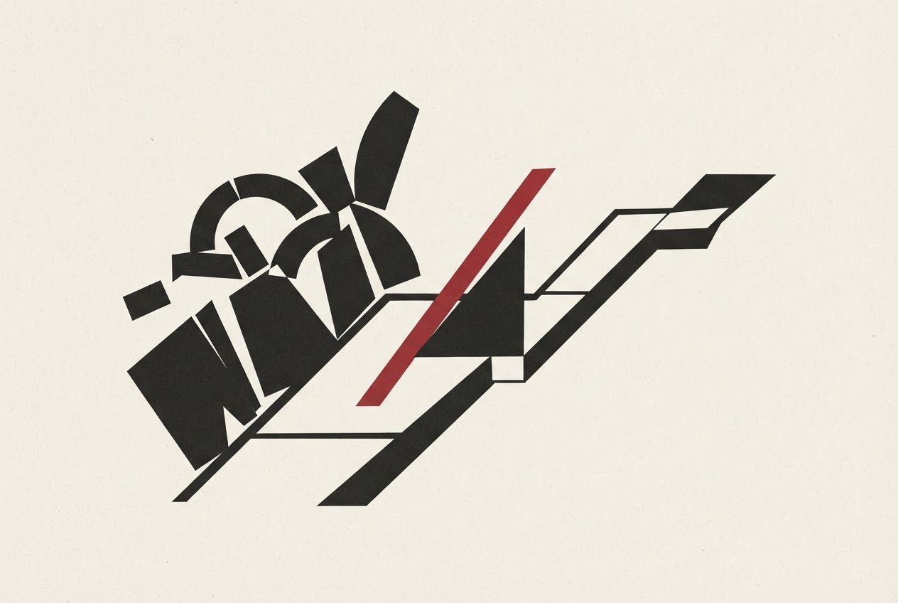 Abstract editorial illustration