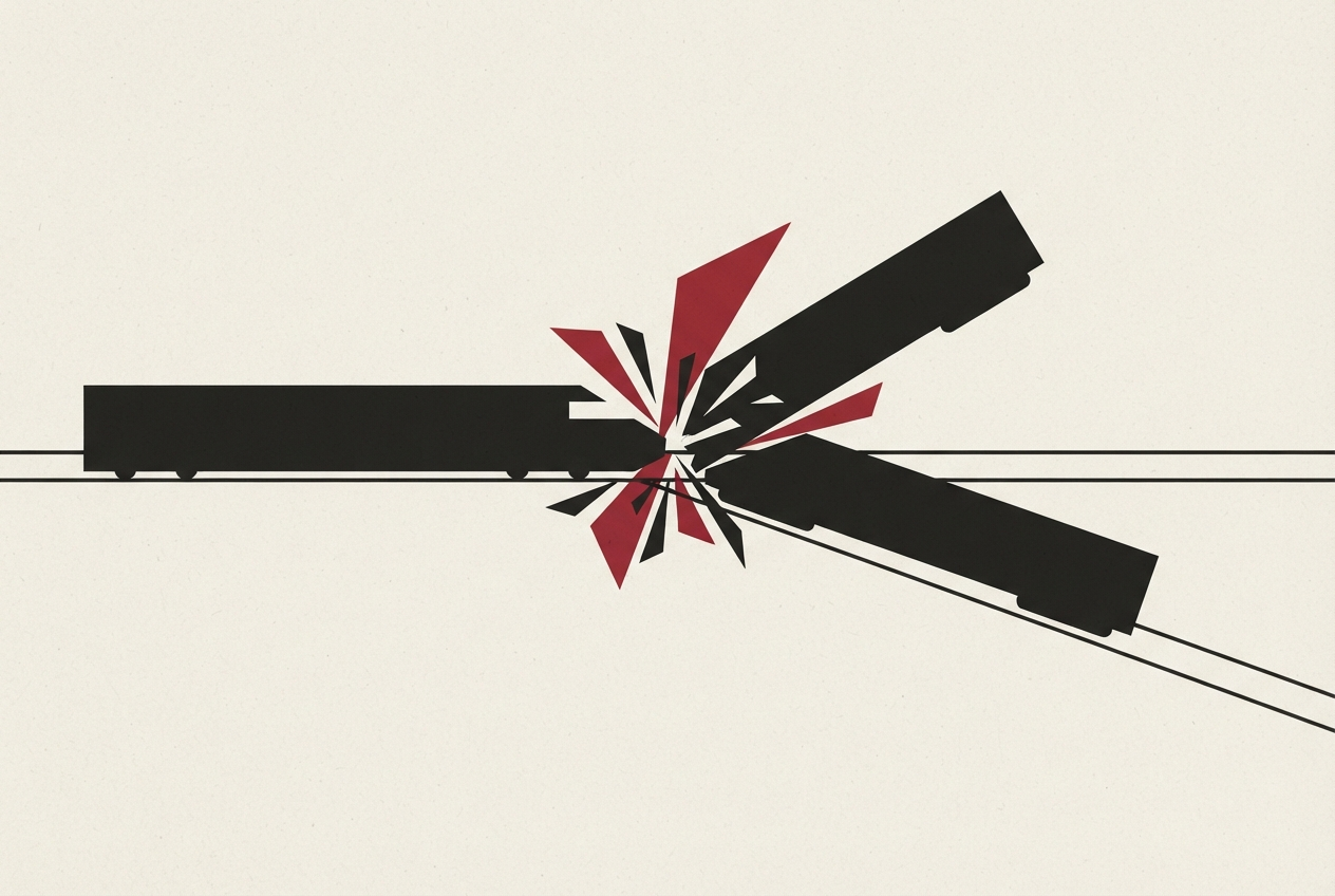 Abstract editorial illustration