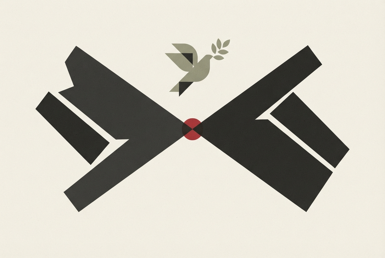 Abstract editorial illustration