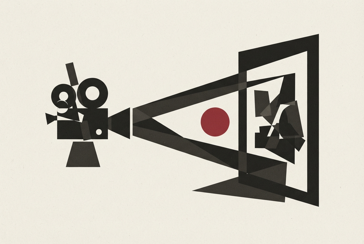 Abstract editorial illustration