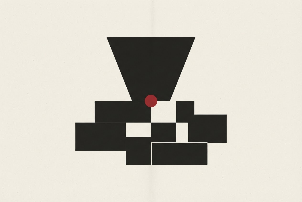 Abstract editorial illustration