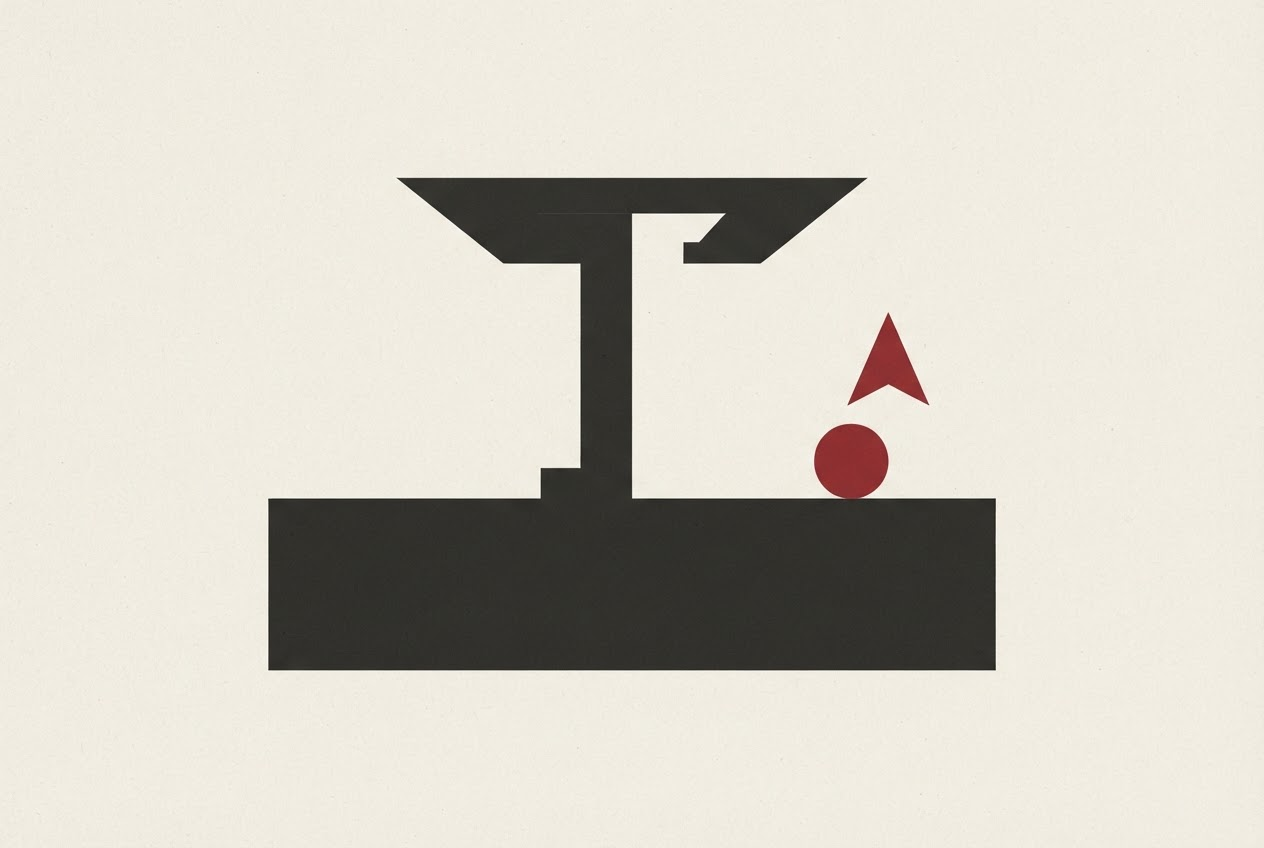 Abstract editorial illustration