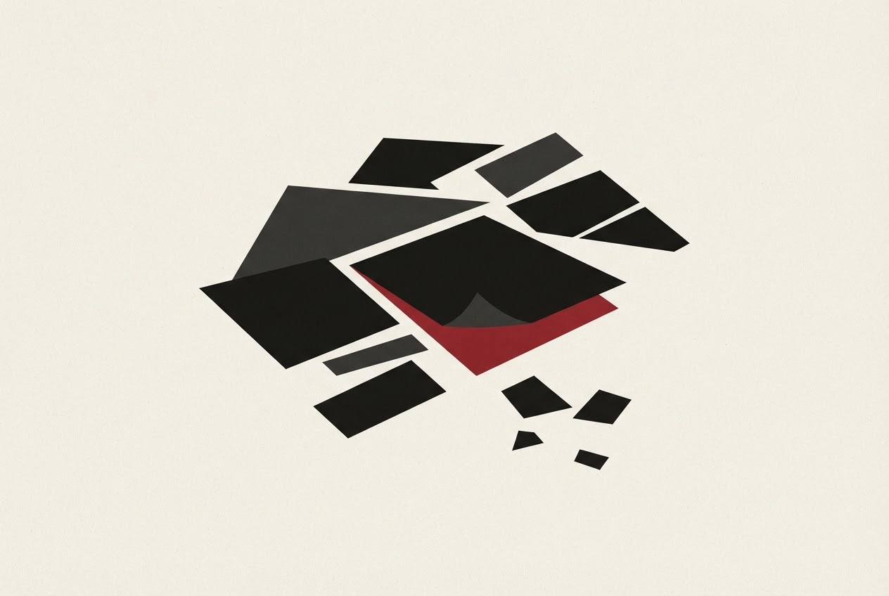 Abstract editorial illustration