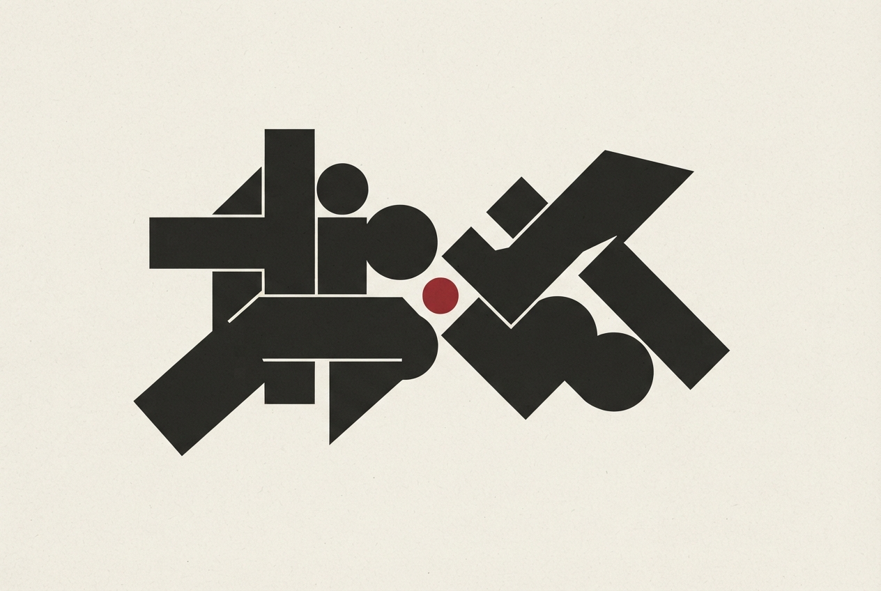 Abstract editorial illustration