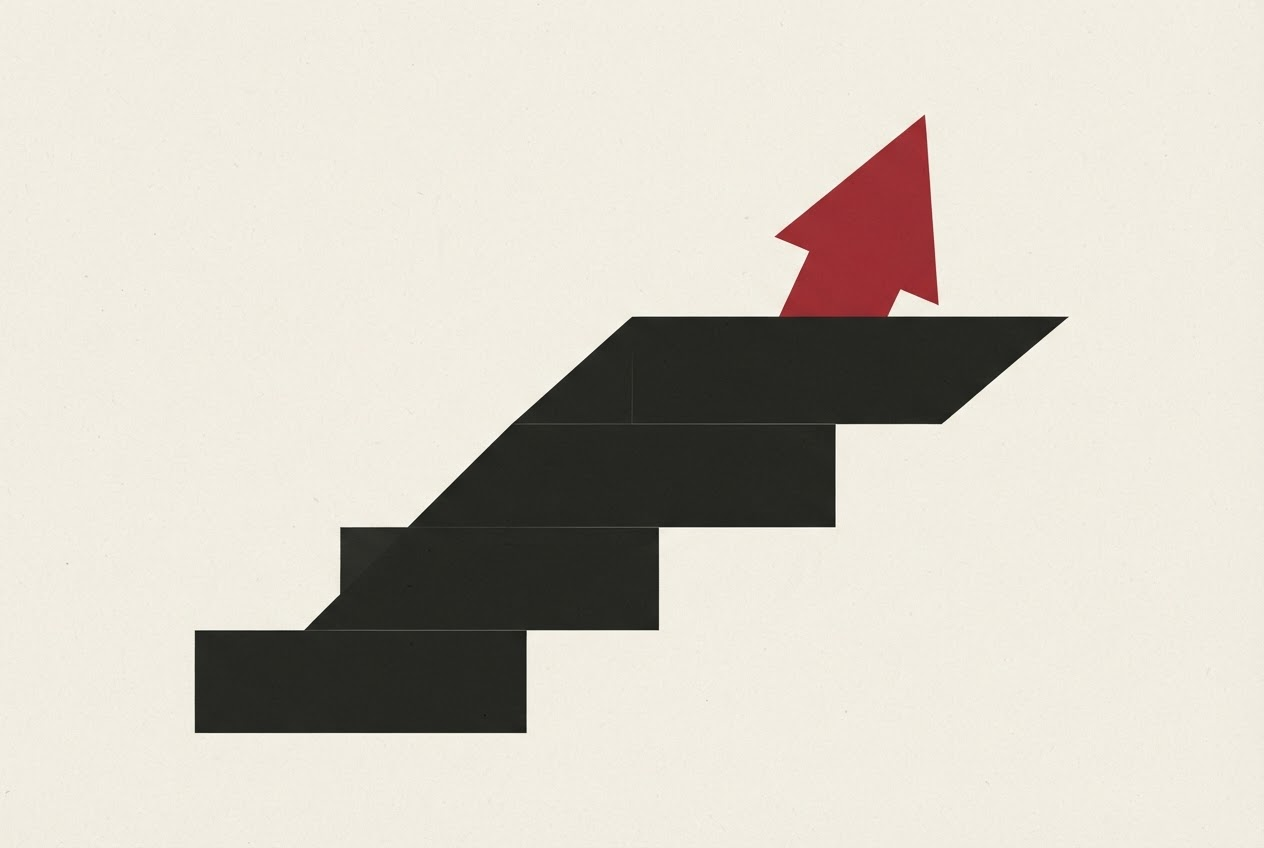 Abstract editorial illustration