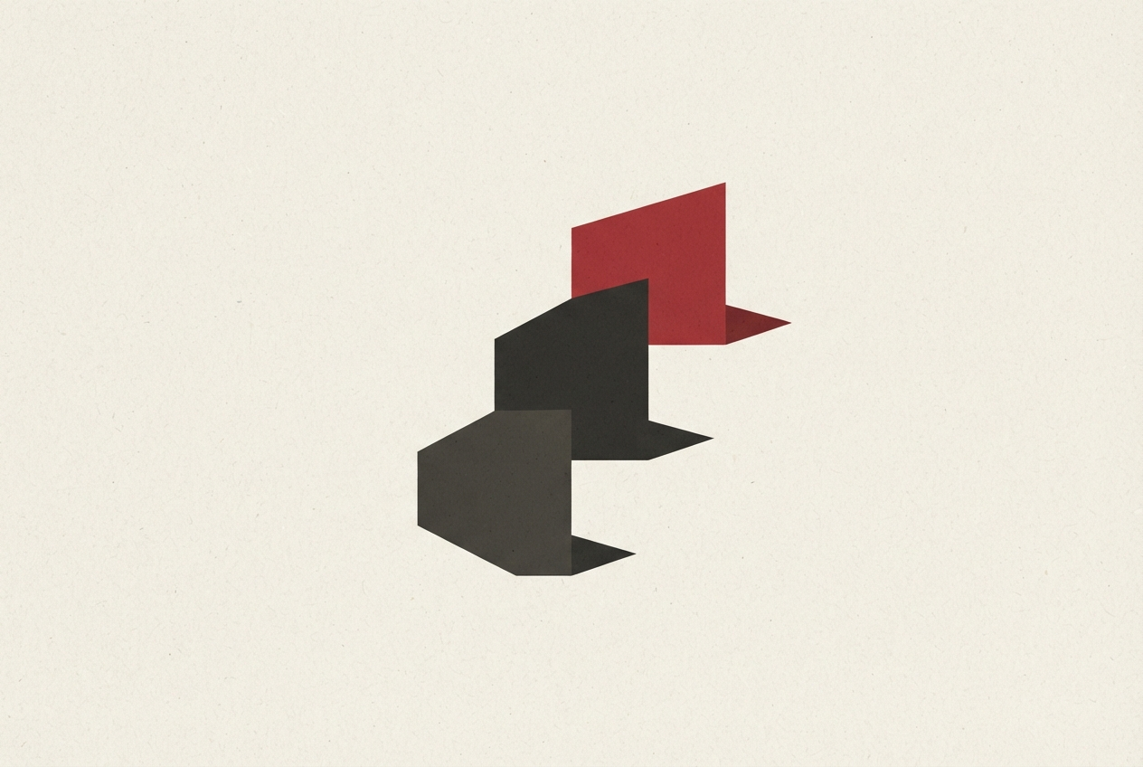 Abstract editorial illustration