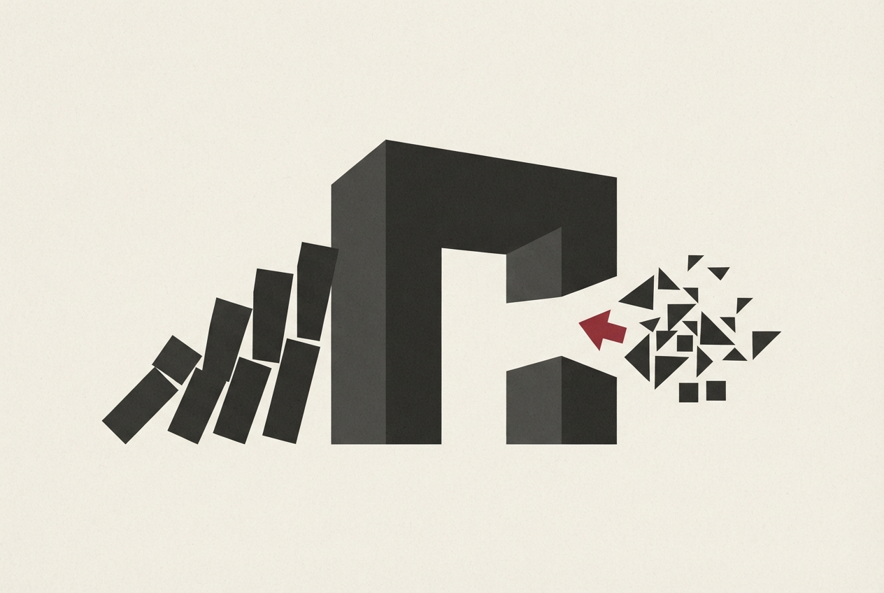 Abstract editorial illustration