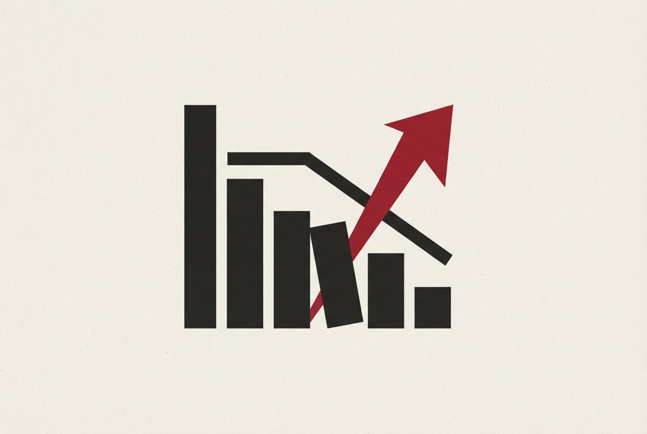 Abstract editorial illustration