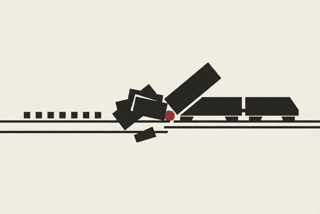 Abstract editorial illustration