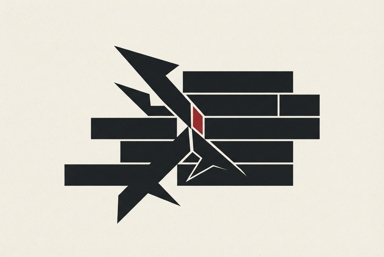 Abstract editorial illustration