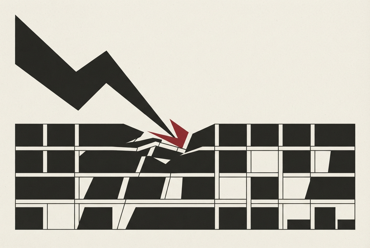 Abstract editorial illustration
