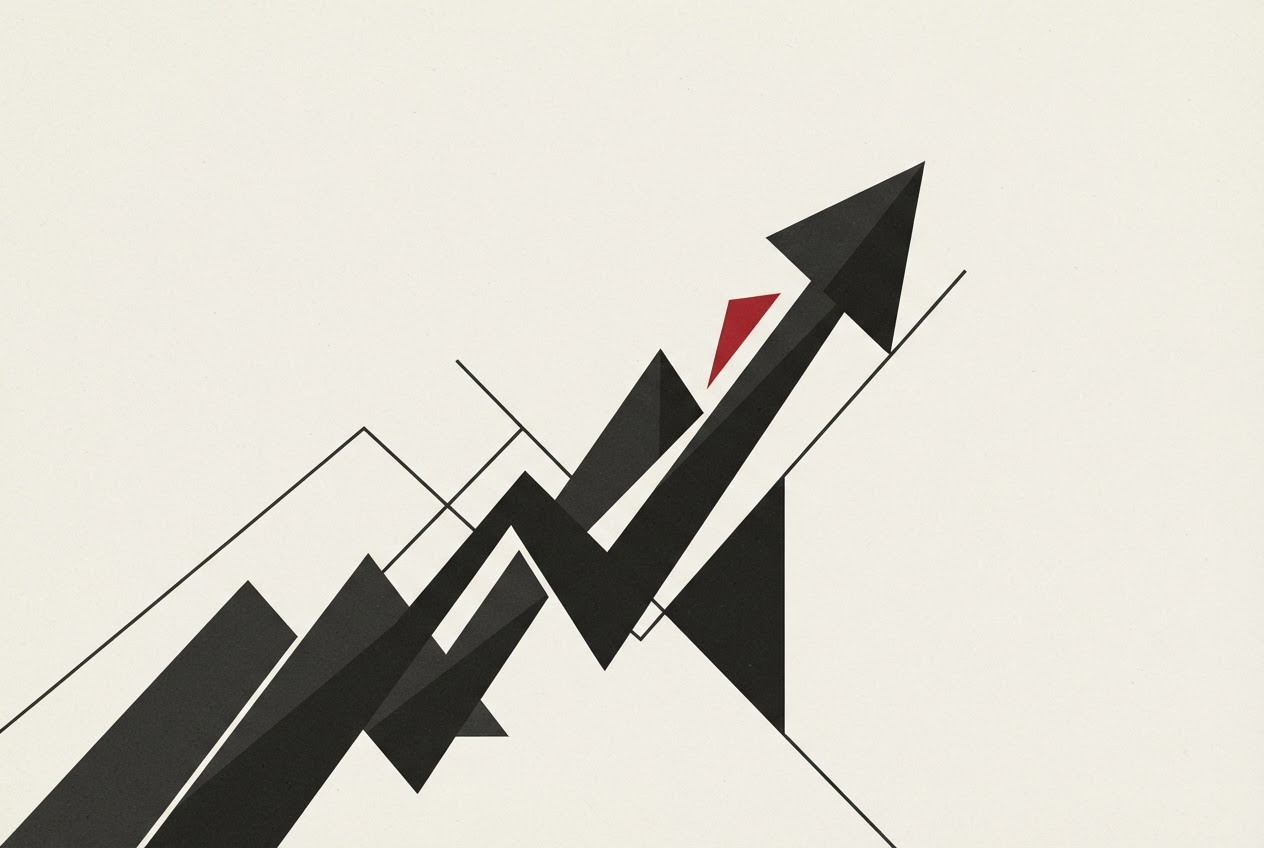Abstract editorial illustration