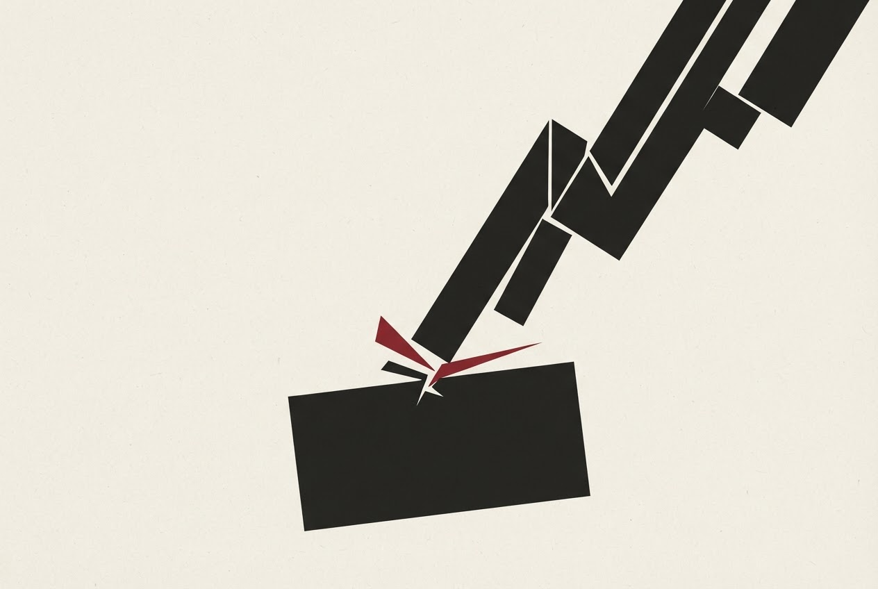 Abstract editorial illustration