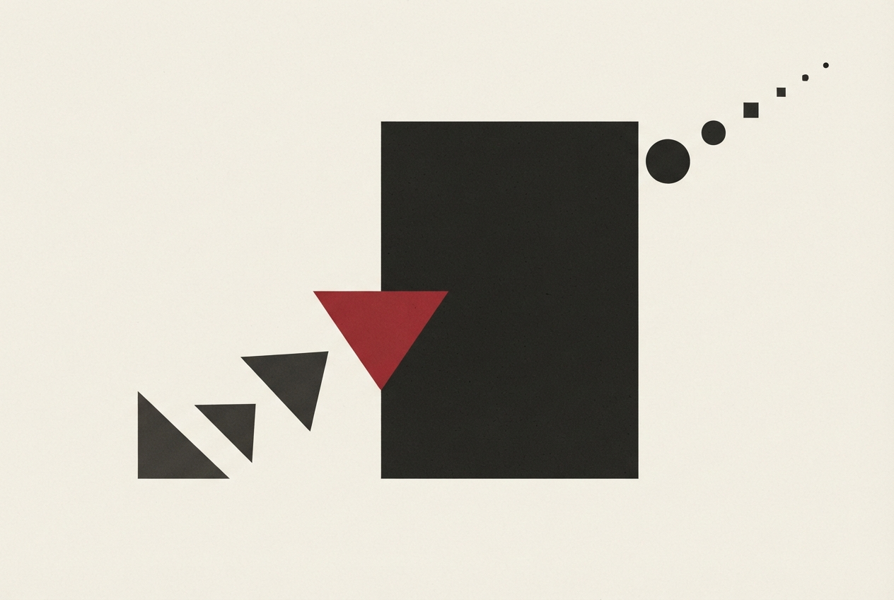 Abstract editorial illustration