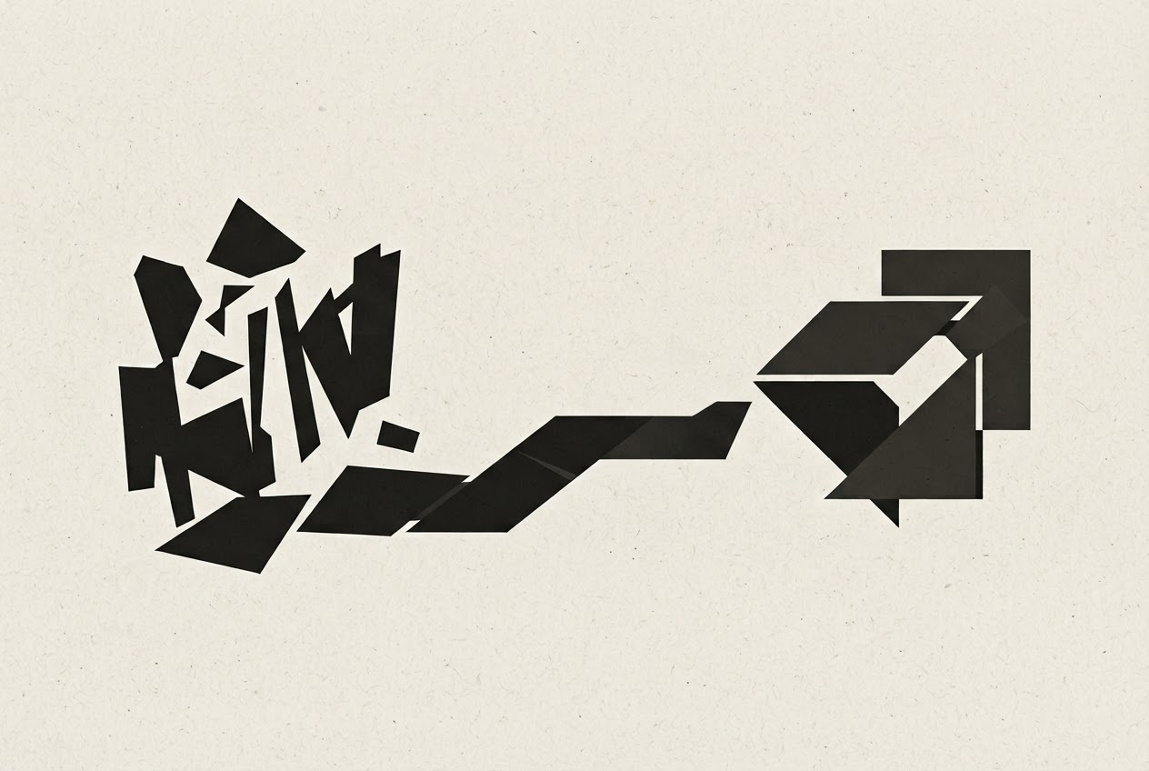 Abstract editorial illustration