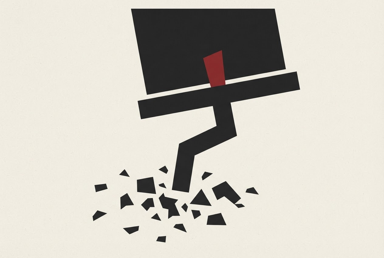 Abstract editorial illustration
