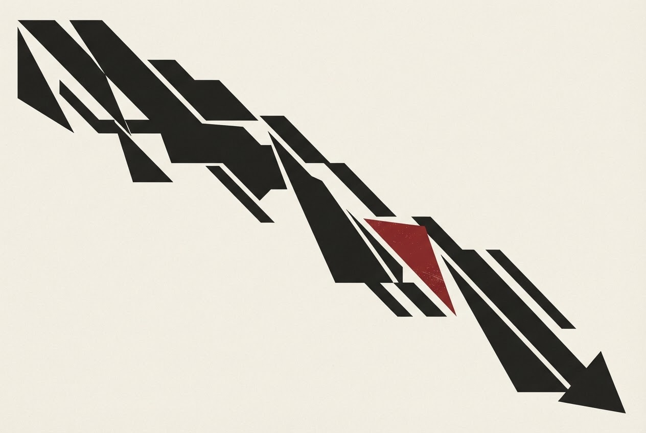 Abstract editorial illustration