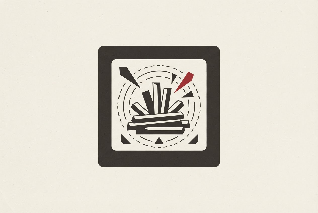 Abstract editorial illustration