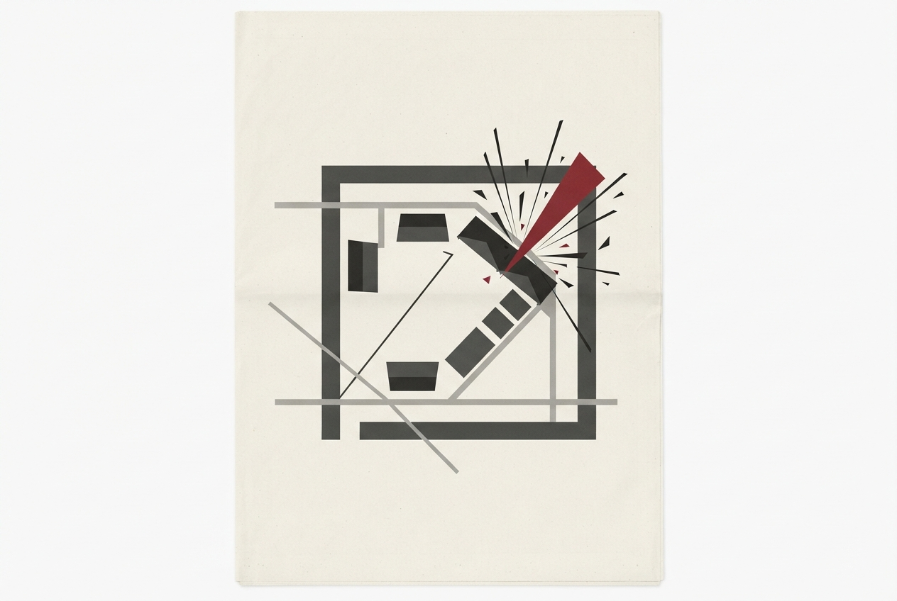 Abstract editorial illustration
