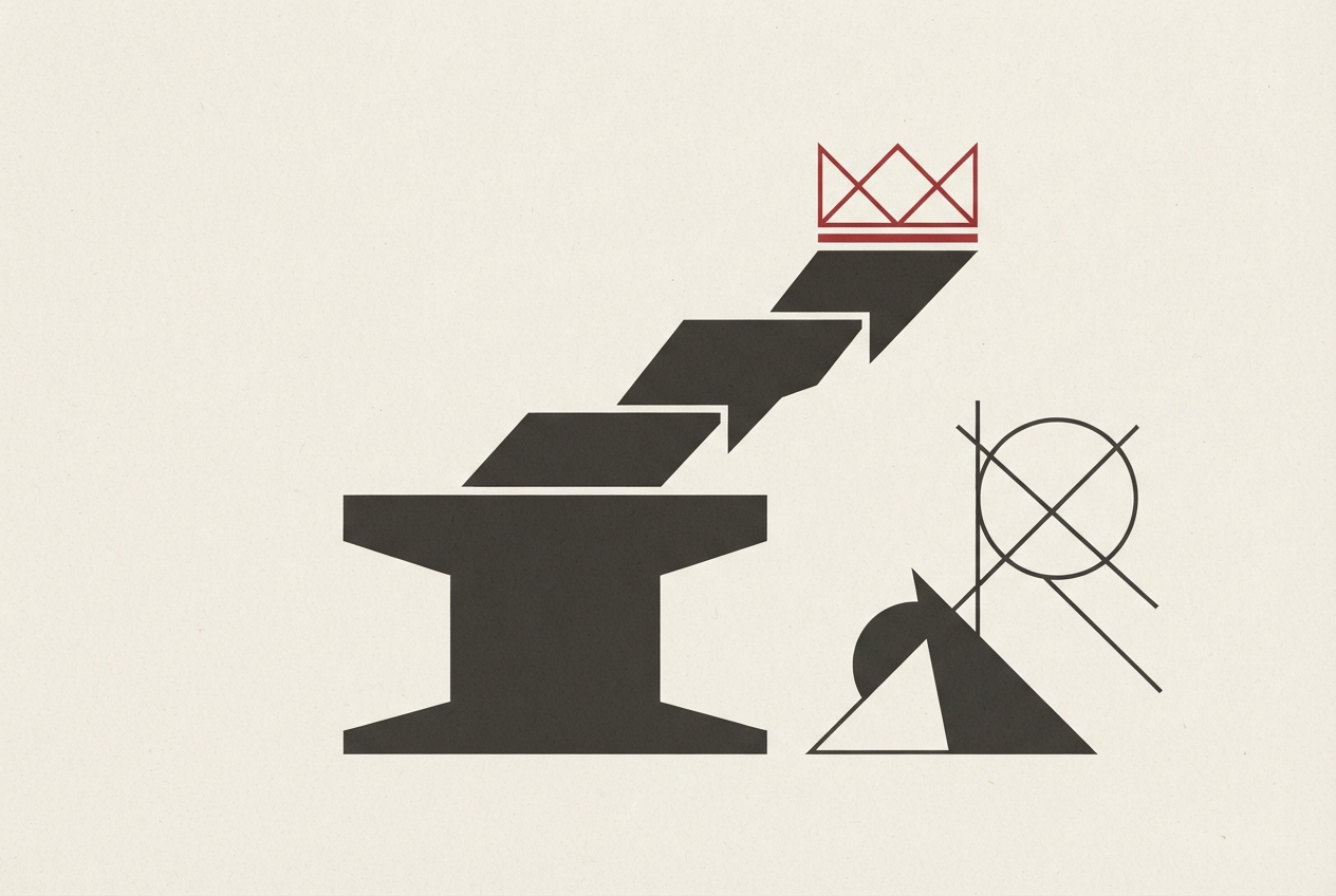 Abstract editorial illustration