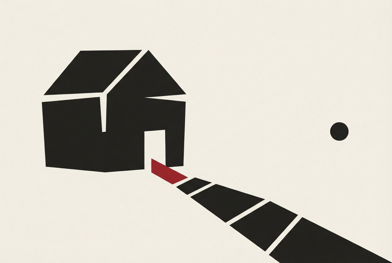 Abstract editorial illustration