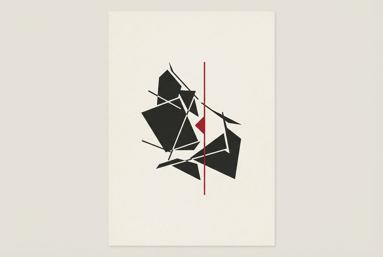 Abstract editorial illustration