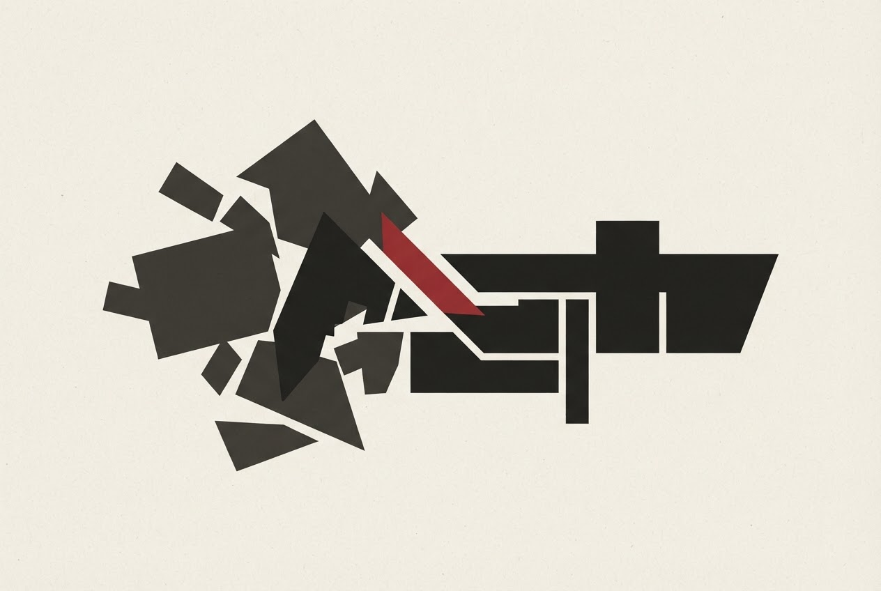 Abstract editorial illustration