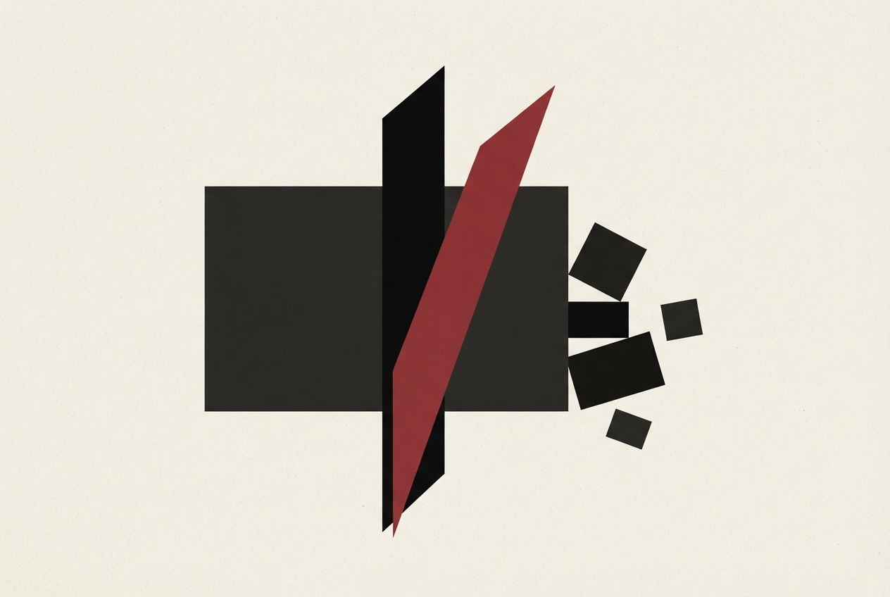 Abstract editorial illustration