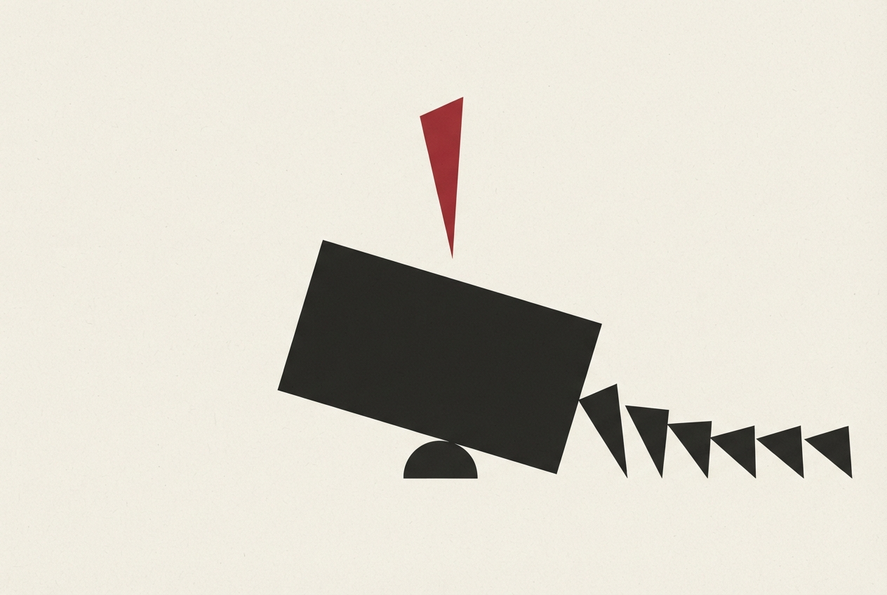 Abstract editorial illustration