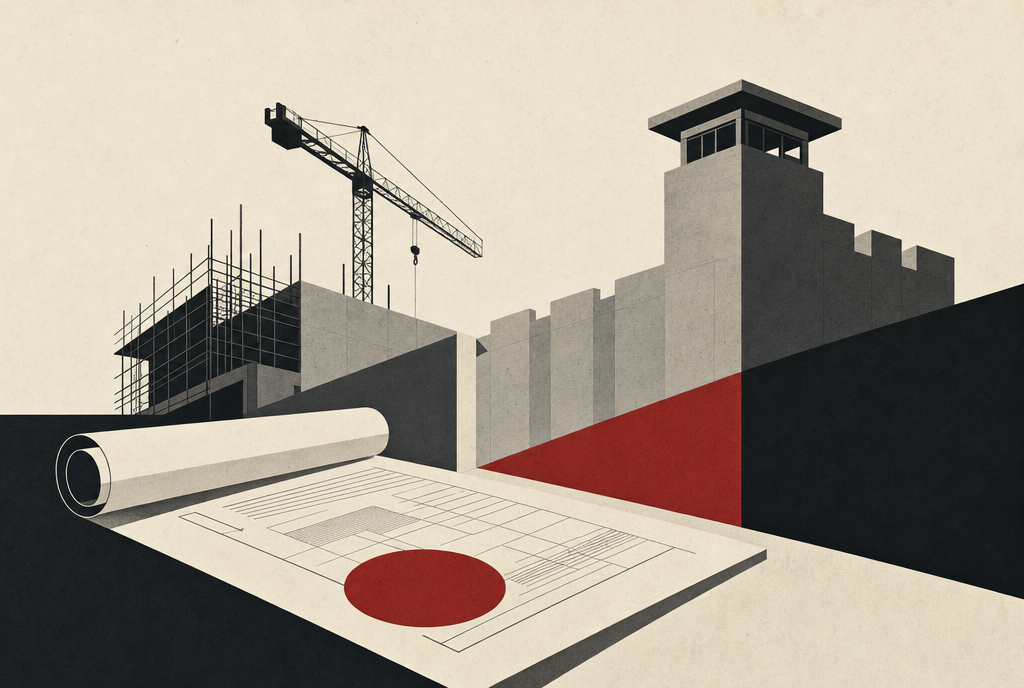 Abstract editorial illustration