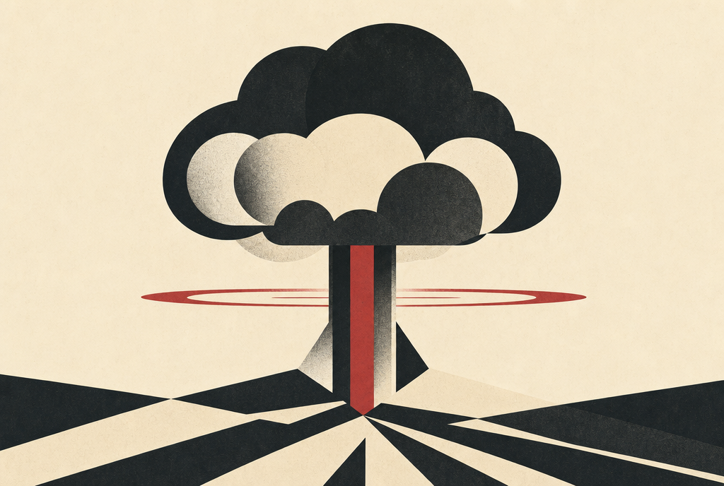 Abstract editorial illustration