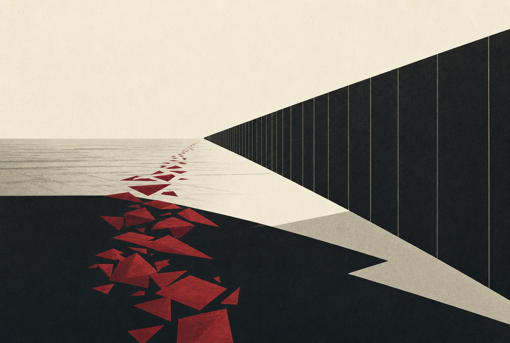 Abstract editorial illustration