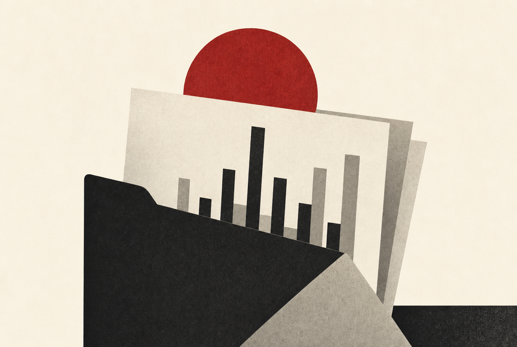 Abstract editorial illustration