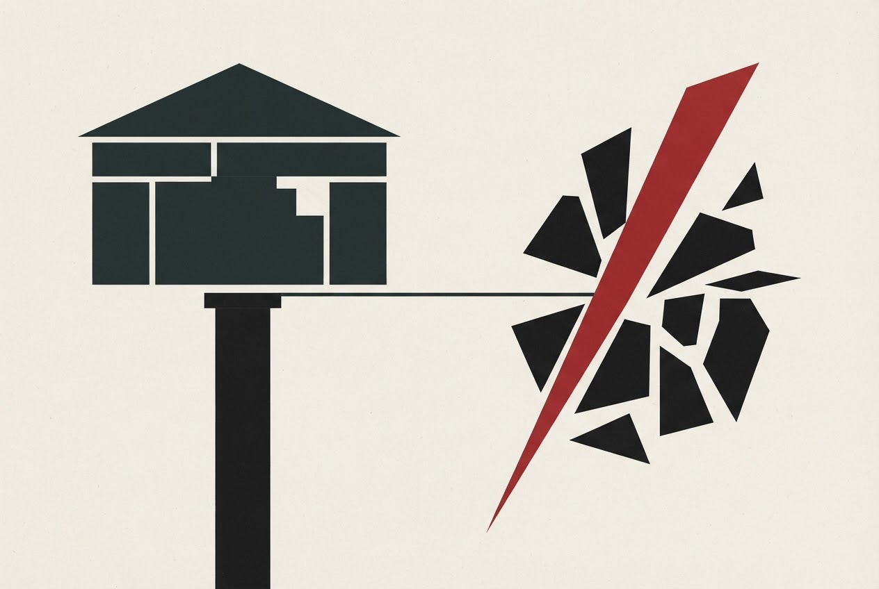 Abstract editorial illustration