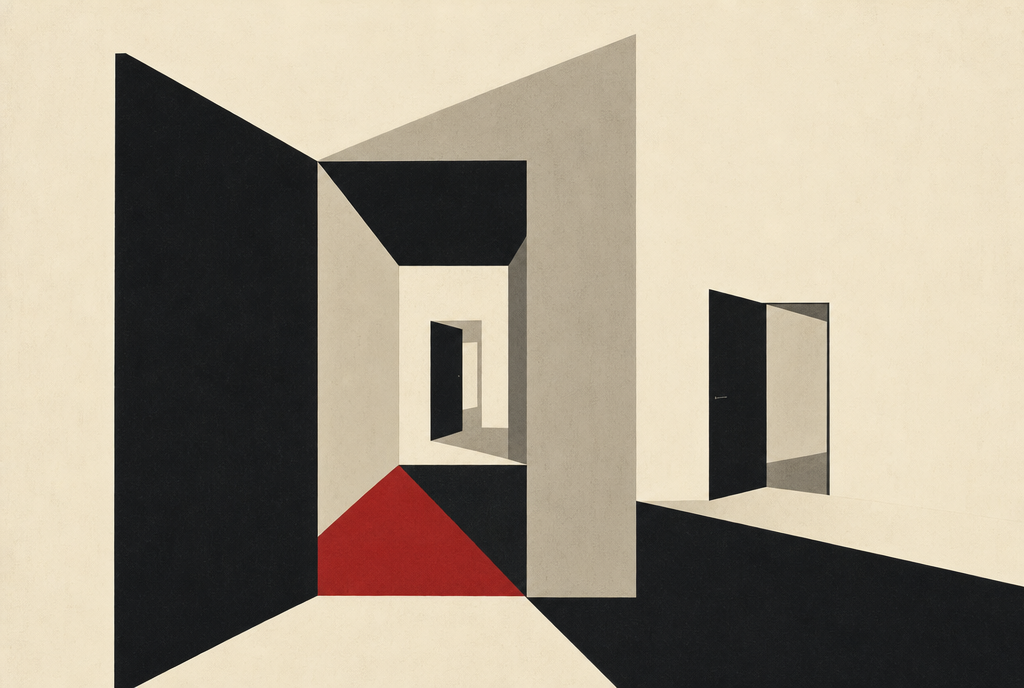 Abstract editorial illustration