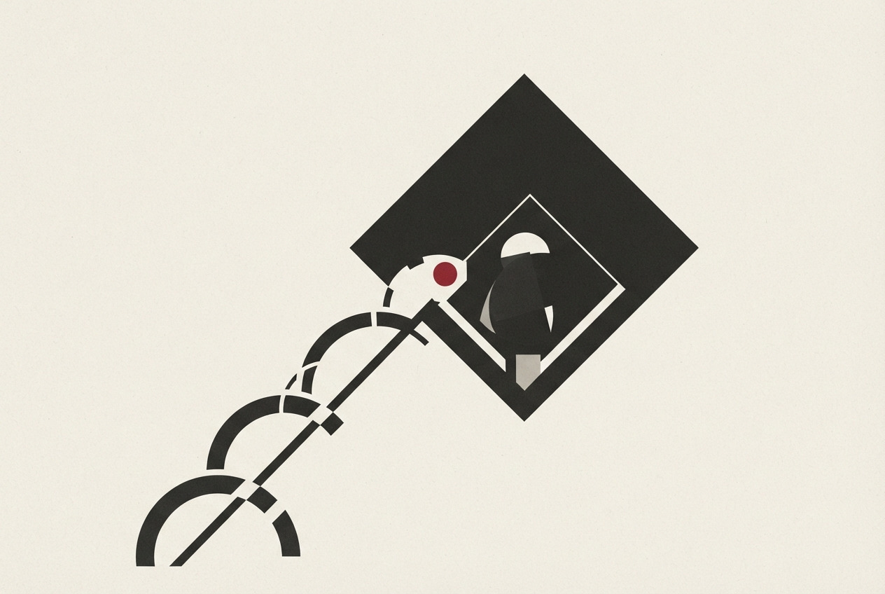 Abstract editorial illustration