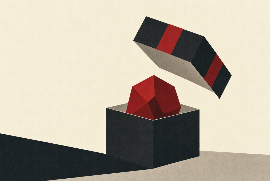Abstract editorial illustration