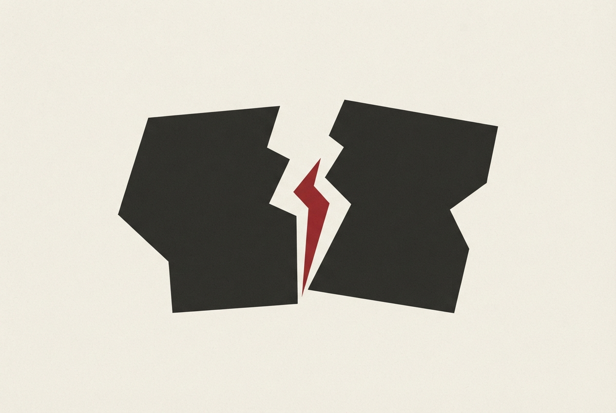Abstract editorial illustration