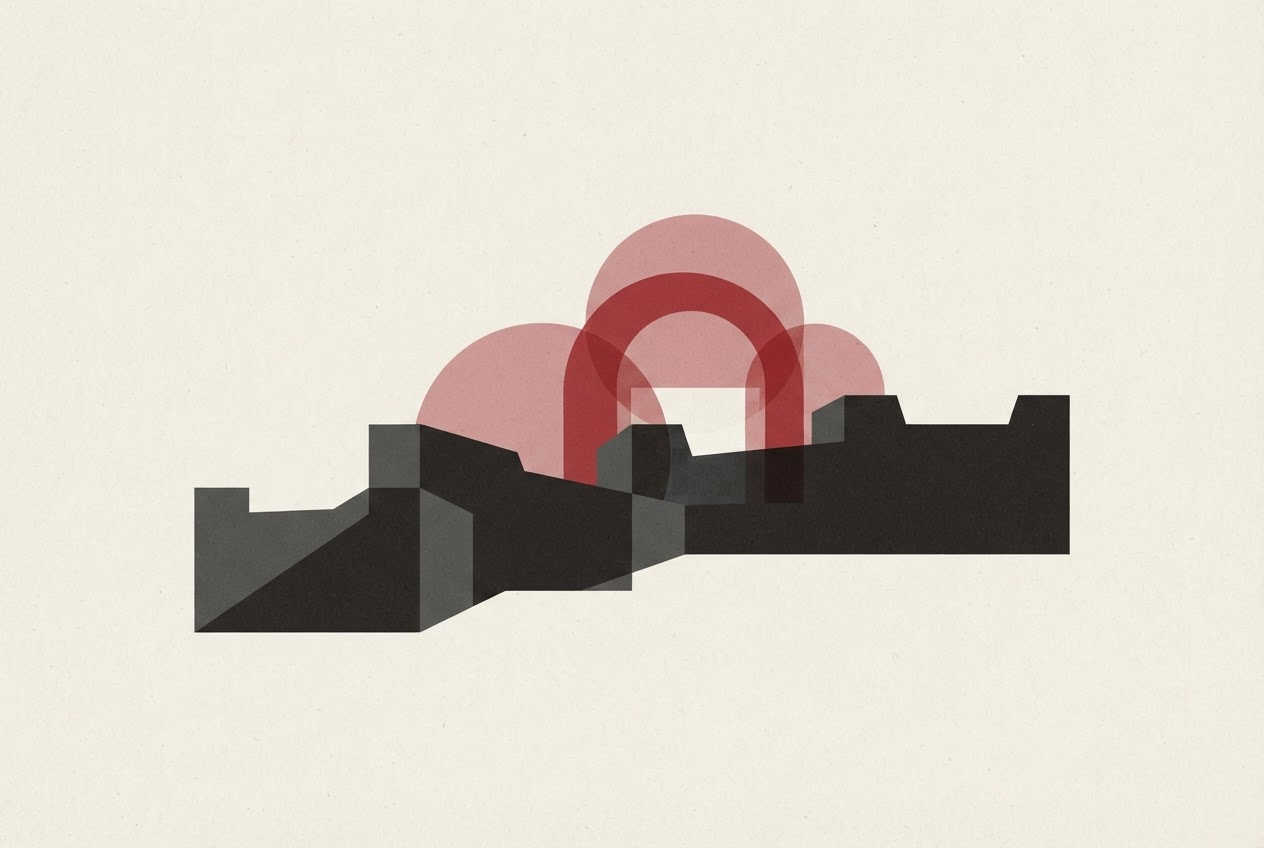 Abstract editorial illustration