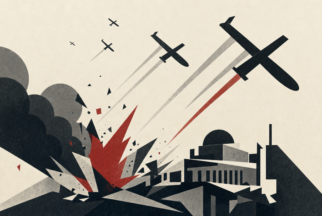Abstract editorial illustration