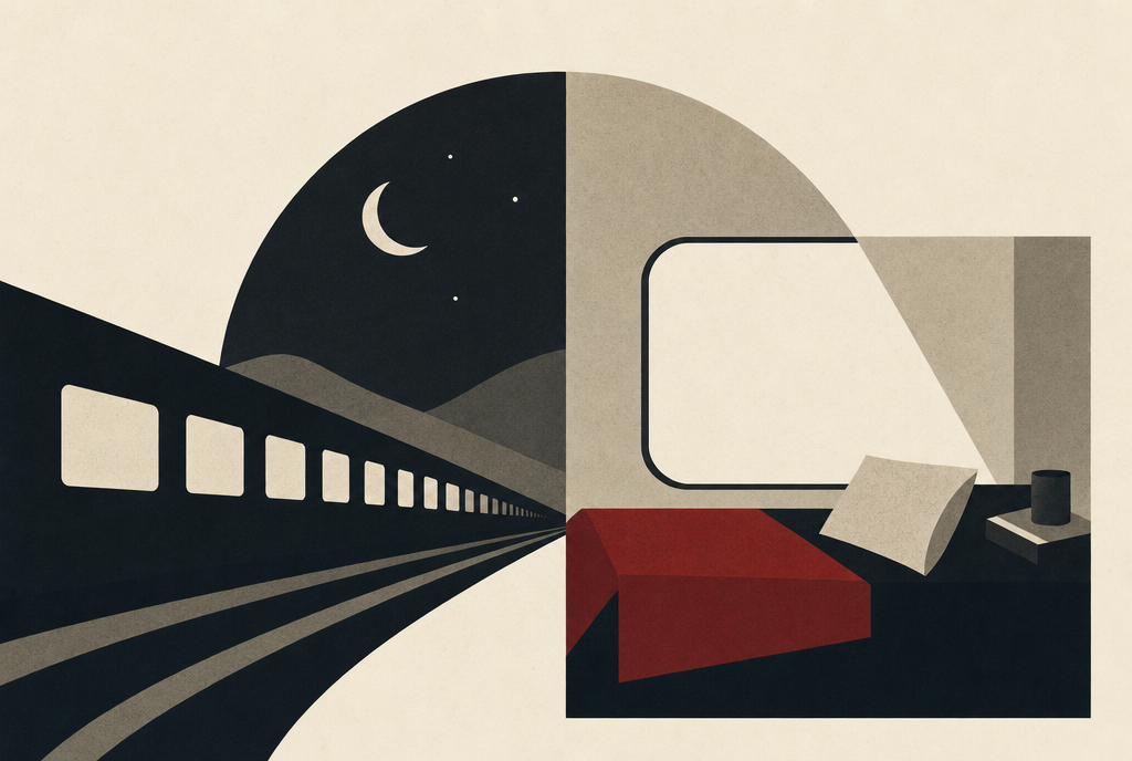 Abstract editorial illustration