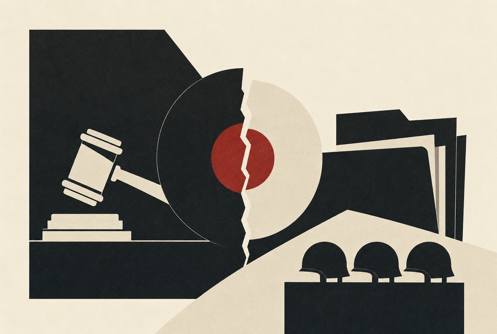 Abstract editorial illustration