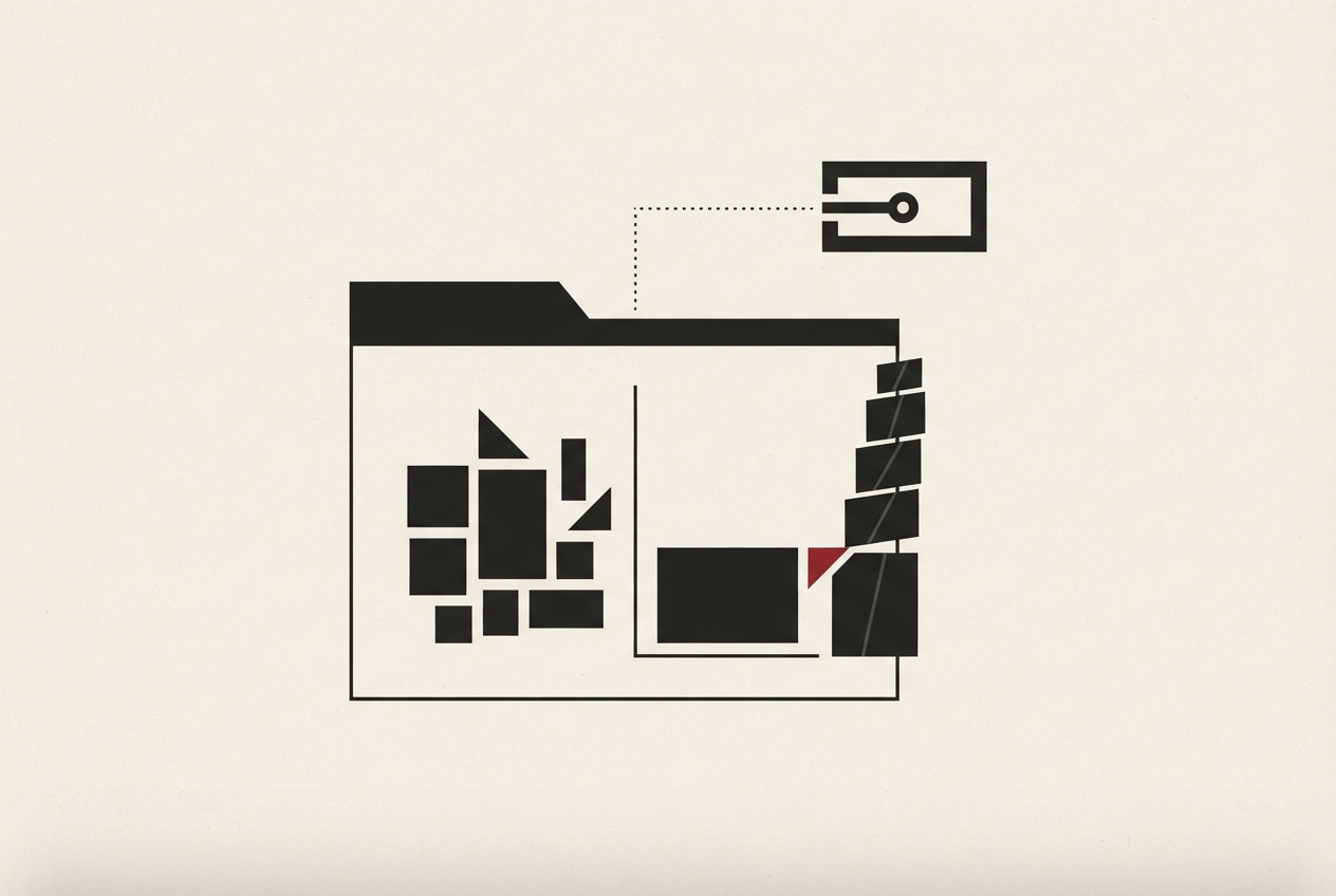 Abstract editorial illustration